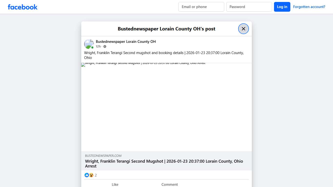 Wright, Franklin... - Bustednewspaper Lorain County OH Facebook